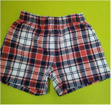Shorts xadrez - 1 ano - Carter`s