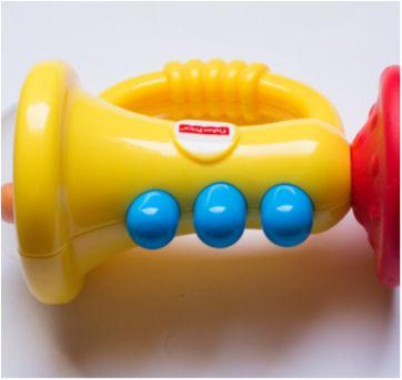 Chocalho e Mordedor - Instrumento Musical - Trompete - Fisher-Price - Sem faixa etaria - Fisher Price