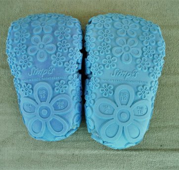 Sapatilha Simpls Puket (Meinha com sola emborrachada)  Tam. 15 Azul Claro e Rosa - 15 - Puket
