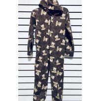 Macacão pijama  urso soft - 12 anos - sem etiqueta e Sem marca