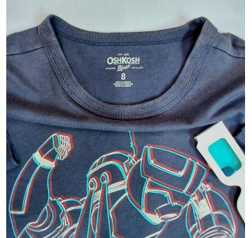 Camiseta com óculos 3D - Oshkosh - Tam.8 - 8 anos - OshKosh