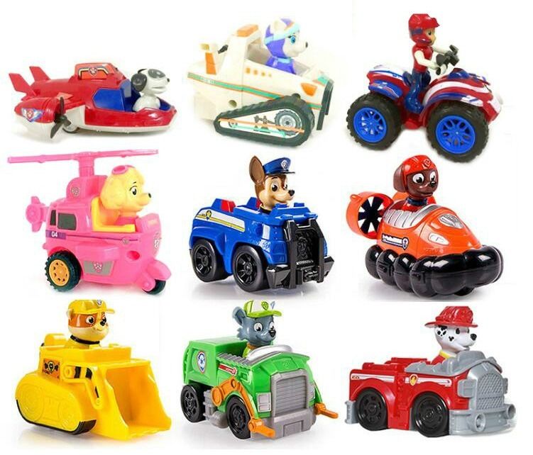 Kit patrulha canina 9 peças Clearance