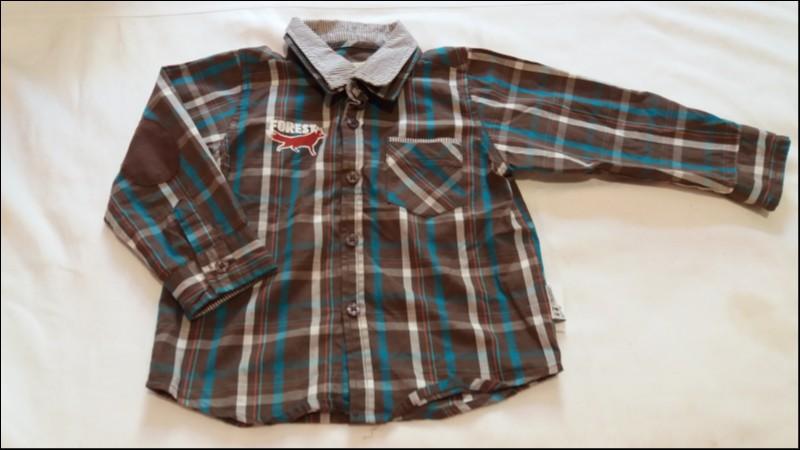 camisa xadrez marrom