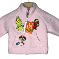 Casaco Peluciado Carters + Grinch Edição Especial Tam 2 Novo - 2 anos - Carter`s
