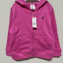 Moletom GAP Rosa Original Novo com Etiqueta Tam 3 anos - 3 anos - Gap Kids