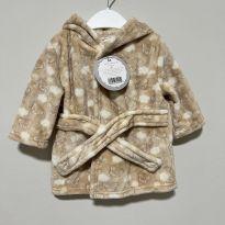 Roupão fofinho pelucia - Novo com etiqueta - 6 a 9 meses - Não informada