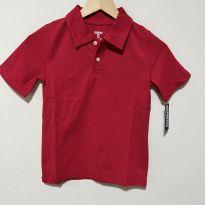 Camisa Polo Oshkosh Nova com Etiqueta, Tam 8 anos - 8 anos - OshKosh