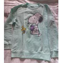 Moletom verde SNOOPY - Único - Não informada