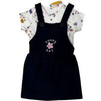 Conjunto Body + Salopete Brandili - 3 meses - Brandili