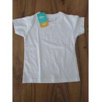 Camiseta branca , tamanho 1 ano, nunca usada - 1 ano - Elian