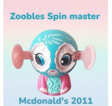 Brinquedo Zoobles Bolinha que vira Bichinho coleção mcdonalds conforme fotos - Sem faixa etaria - Mc Donald`s