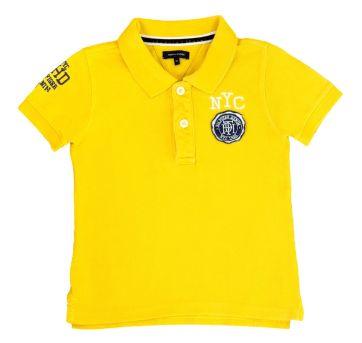 Camiseta Polo Amarela Tommy Hilfiger - 3 anos - Tommy Hilfiger