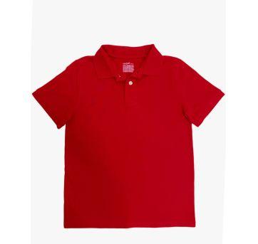 Camiseta Polo Vermelha Cat & Jack - 10 anos - Cat & Jack
