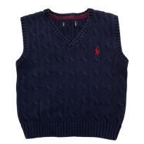Colete Tricô Azul Ralph Lauren - 2 anos - Ralph Lauren