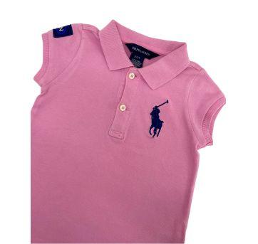 Camiseta Polo Rosa Ralph Lauren - 2 anos - Ralph Lauren