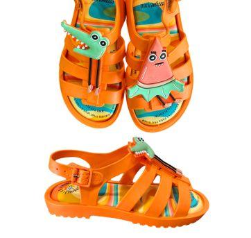 Sandália Casual Melissa Laranja - 25 - Melissa