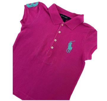Camiseta Polo Rosa Ralph Lauren - 5 anos - Ralph Lauren