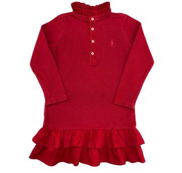 Vestido Vermelho Ralph Lauren - 4 anos - Ralph Lauren
