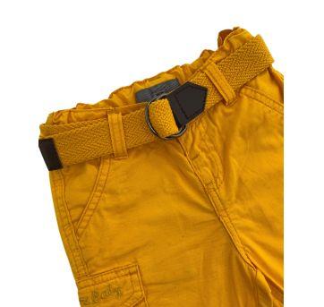 Bermuda Amarela Tigo - 9 a 12 meses - Tigor