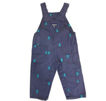 Jardineira Azul Oshkosh - 9 meses - OshKosh