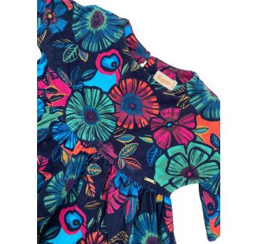 Vestido Estampado Green - 18 meses - Green