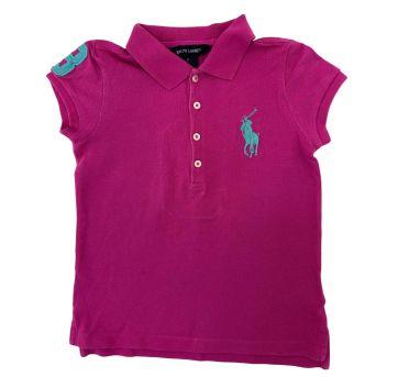Camiseta Polo Rosa Ralph Lauren - 5 anos - Ralph Lauren