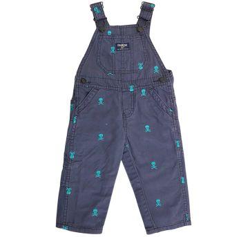 Jardineira Azul Oshkosh - 9 meses - OshKosh