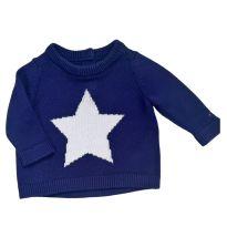 Suéter Azul Tommy Hilfiger - 3 a 6 meses - Tommy Hilfiger