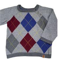 Suéter Infantil Cinza H&M - 9 a 12 meses - H&M