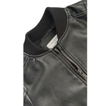 Casaco de Couro Casual Preto Primark - 12 a 18 meses - Primark