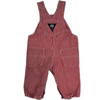 Jardineira Vermelho Listrado Baby Bgosh - 3 meses - Baby B`gosh
