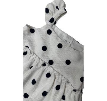 Vestido Branco Estampado Zara - 3 anos - Zara Baby