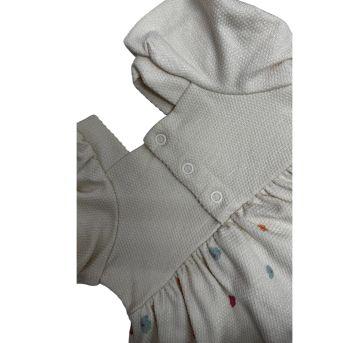 Vestido Manga Curta Estampado Teddy Boom - 0 a 3 meses - Teddy Boom