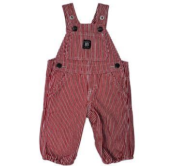 Jardineira Vermelho Listrado Baby Bgosh - 3 meses - Baby B`gosh