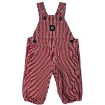 Jardineira Vermelho Listrado Baby Bgosh - 3 meses - Baby B`gosh