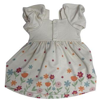 Vestido Manga Curta Estampado Teddy Boom - 0 a 3 meses - Teddy Boom