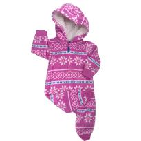 Macacão Rosa em Fleece Carter`s - 6 meses - Carter`s
