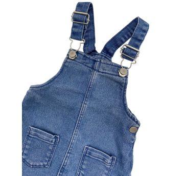 Jardineira Jeans Primark - 9 a 12 meses - Primark