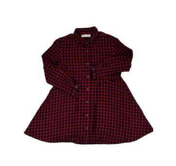 Vestido Quadriculado Vermelho Zara - 8 anos - Zara Baby