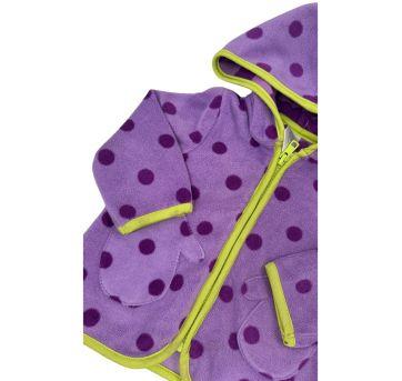 Casaco de Fleece Roxo Gymboree - 9 a 12 meses - Gymboree