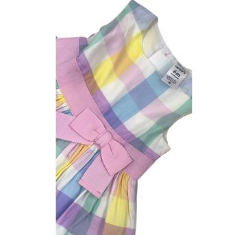 Vestido Colorido Quadriculado Carter`s - 6 meses - Carter`s