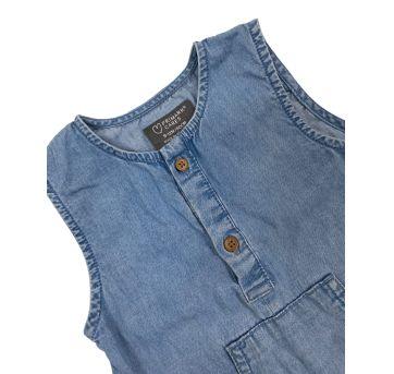 Macacão Jeans Primark - 9 a 12 meses - Primark