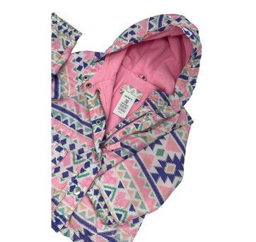 Corta Vento Rosa Estampado Carter`s - 9 a 12 meses - Carter`s
