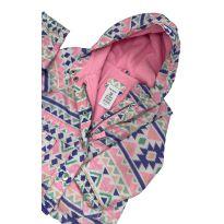 Corta Vento Rosa Estampado Carter`s - 9 a 12 meses - Carter`s