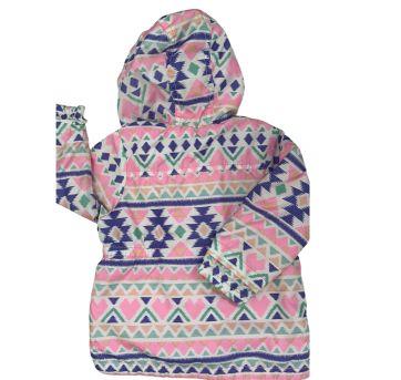 Corta Vento Rosa Estampado Carter`s - 9 a 12 meses - Carter`s