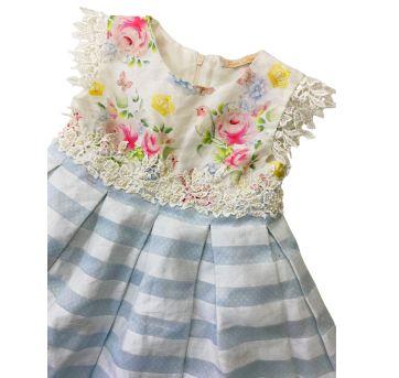Vestido Estampado Petit Cherie - 6 a 9 meses - Petit Cherie