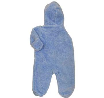 Macacão Pijama Inverno Azul Carter`s - 0 a 3 meses - Carter`s