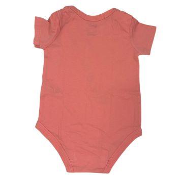 Body Rosa Salmão Nike - 3 a 6 meses - Nike