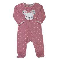 Macacão de Fleece Rosa Carter`s - 9 meses - Carter`s