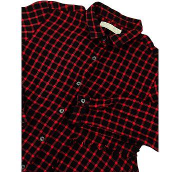 Vestido Quadriculado Vermelho Zara - 8 anos - Zara Baby